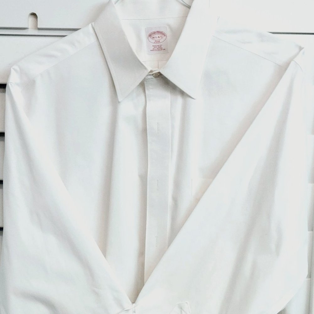 Like New Men's Brooks Brothers White Dress Shirt
